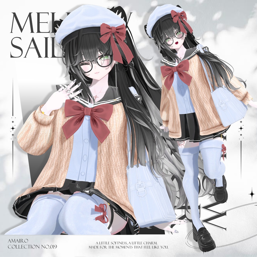 【16対応】🌸✨ OPEN SALE!! ✨🌸🎀 Mellow Sailor 🎀【VRChat想定】