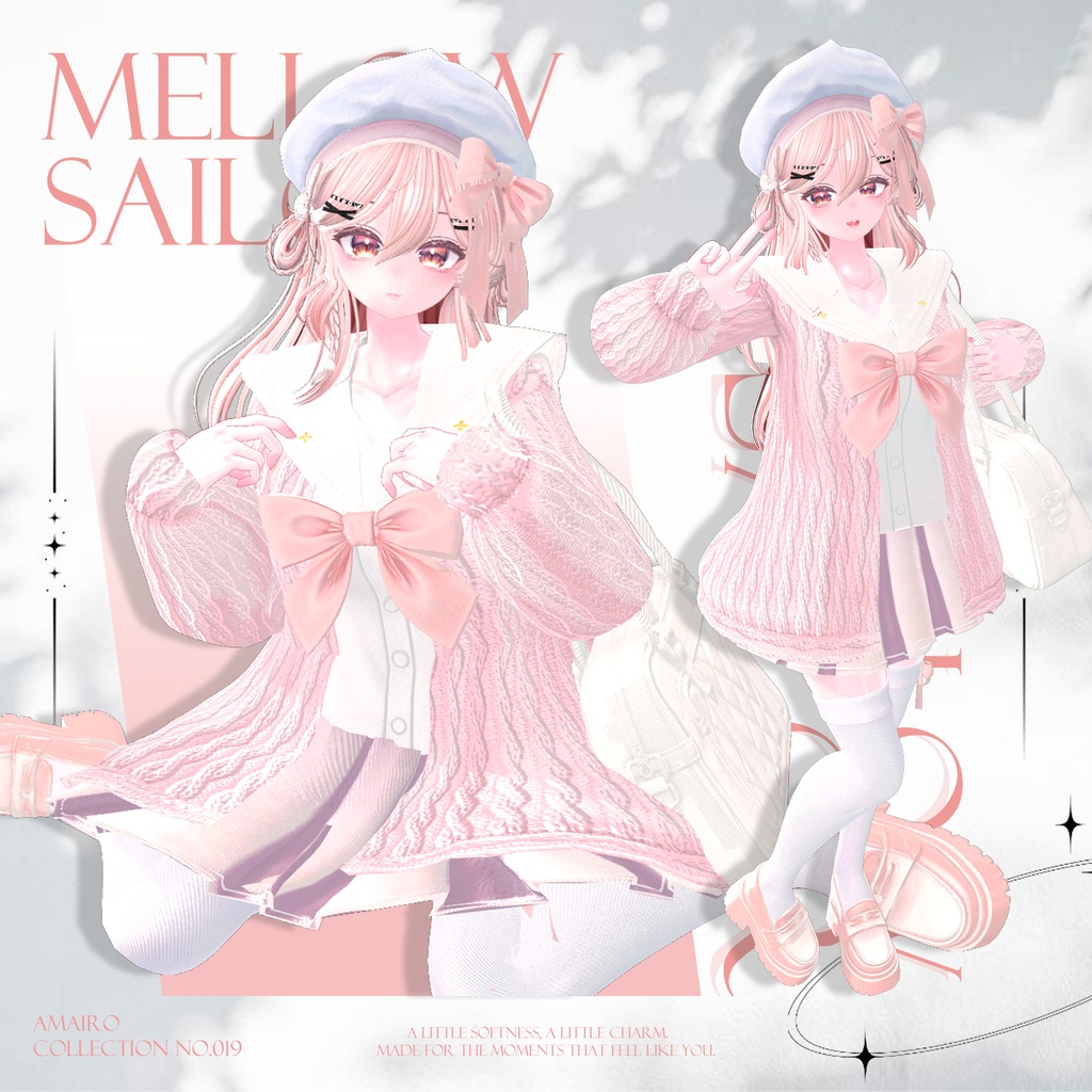 【16対応】🌸✨ OPEN SALE!! ✨🌸🎀 Mellow Sailor 🎀【VRChat想定】