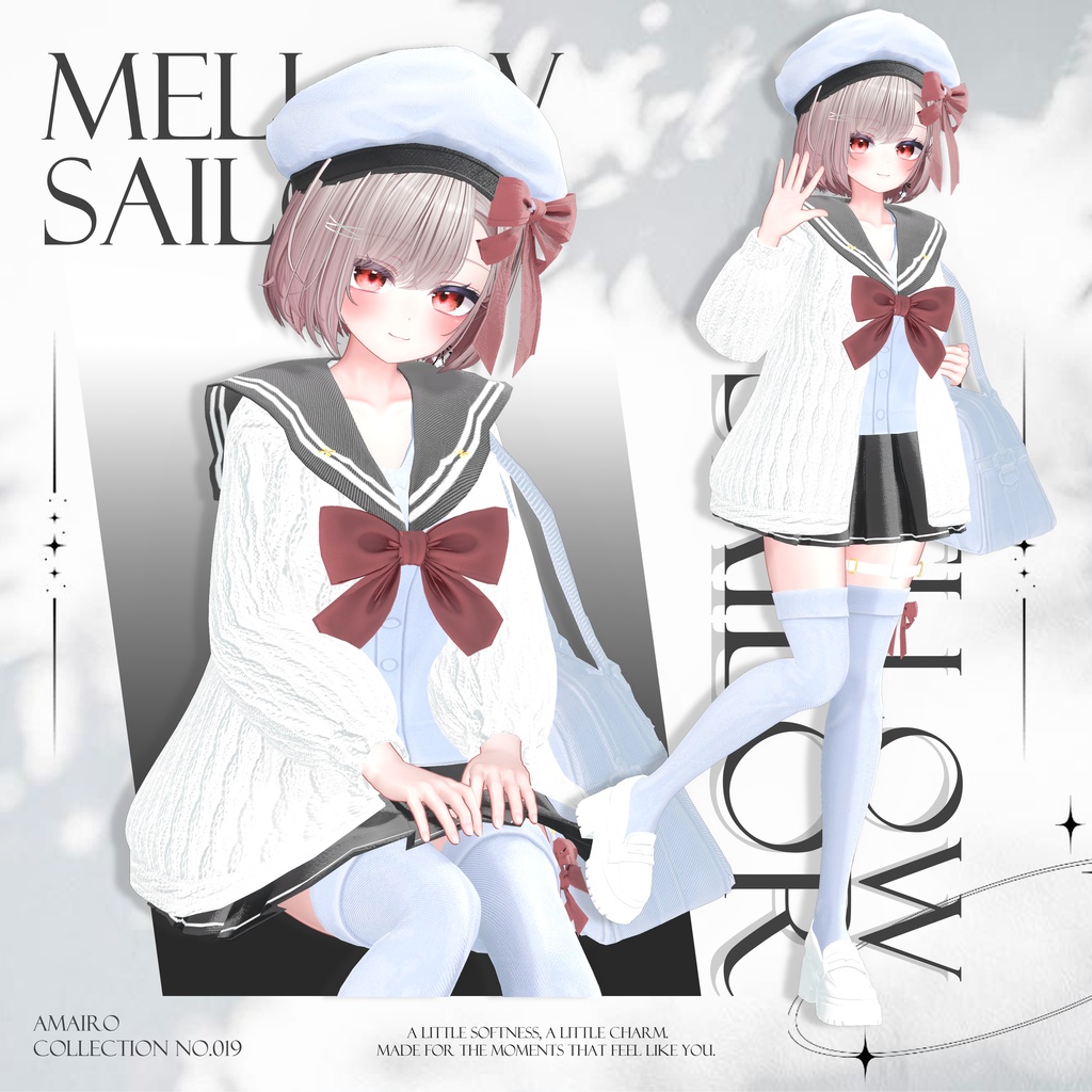 【16対応】🌸✨ OPEN SALE!! ✨🌸🎀 Mellow Sailor 🎀【VRChat想定】