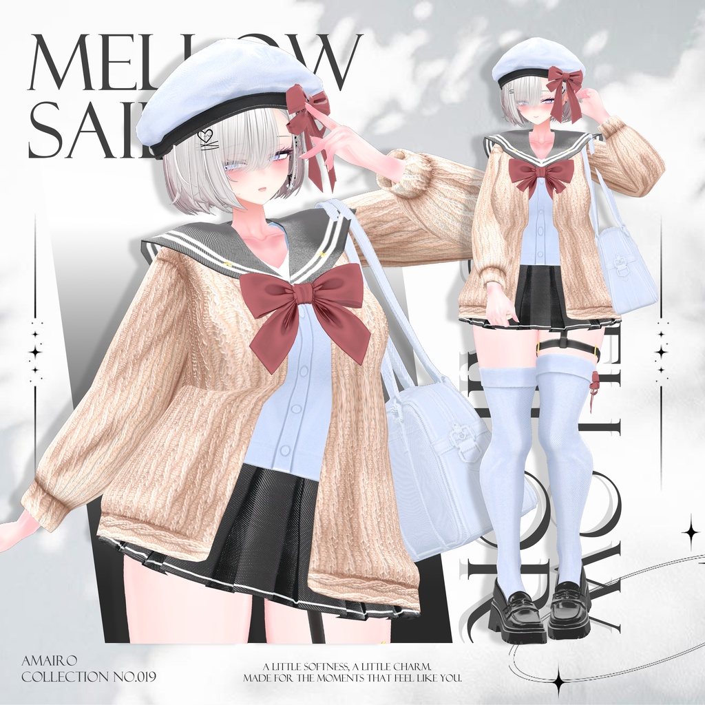 【16対応】🌸✨ OPEN SALE!! ✨🌸🎀 Mellow Sailor 🎀【VRChat想定】