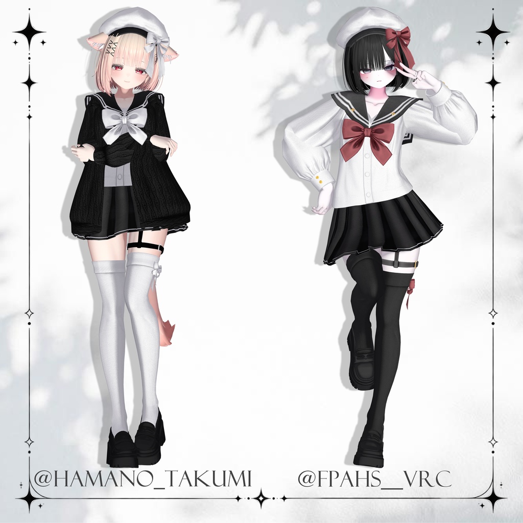 【16対応】🌸✨ OPEN SALE!! ✨🌸🎀 Mellow Sailor 🎀【VRChat想定】