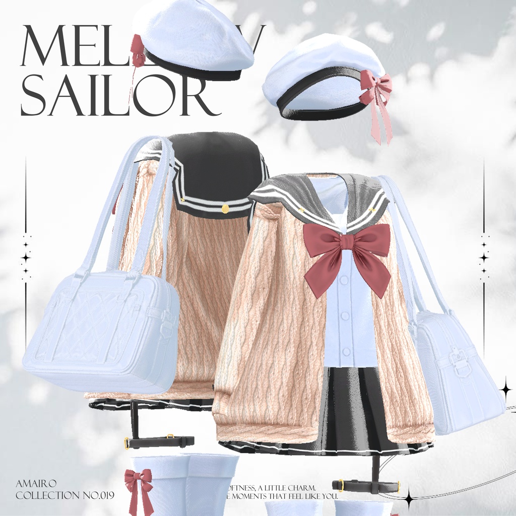 【16対応】🌸✨ OPEN SALE!! ✨🌸🎀 Mellow Sailor 🎀【VRChat想定】