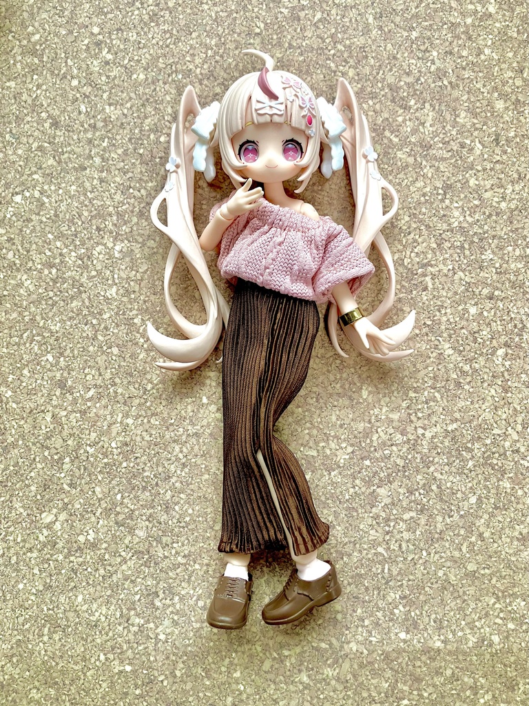 【1/8】細プリーツのロングスカート【ドール服】