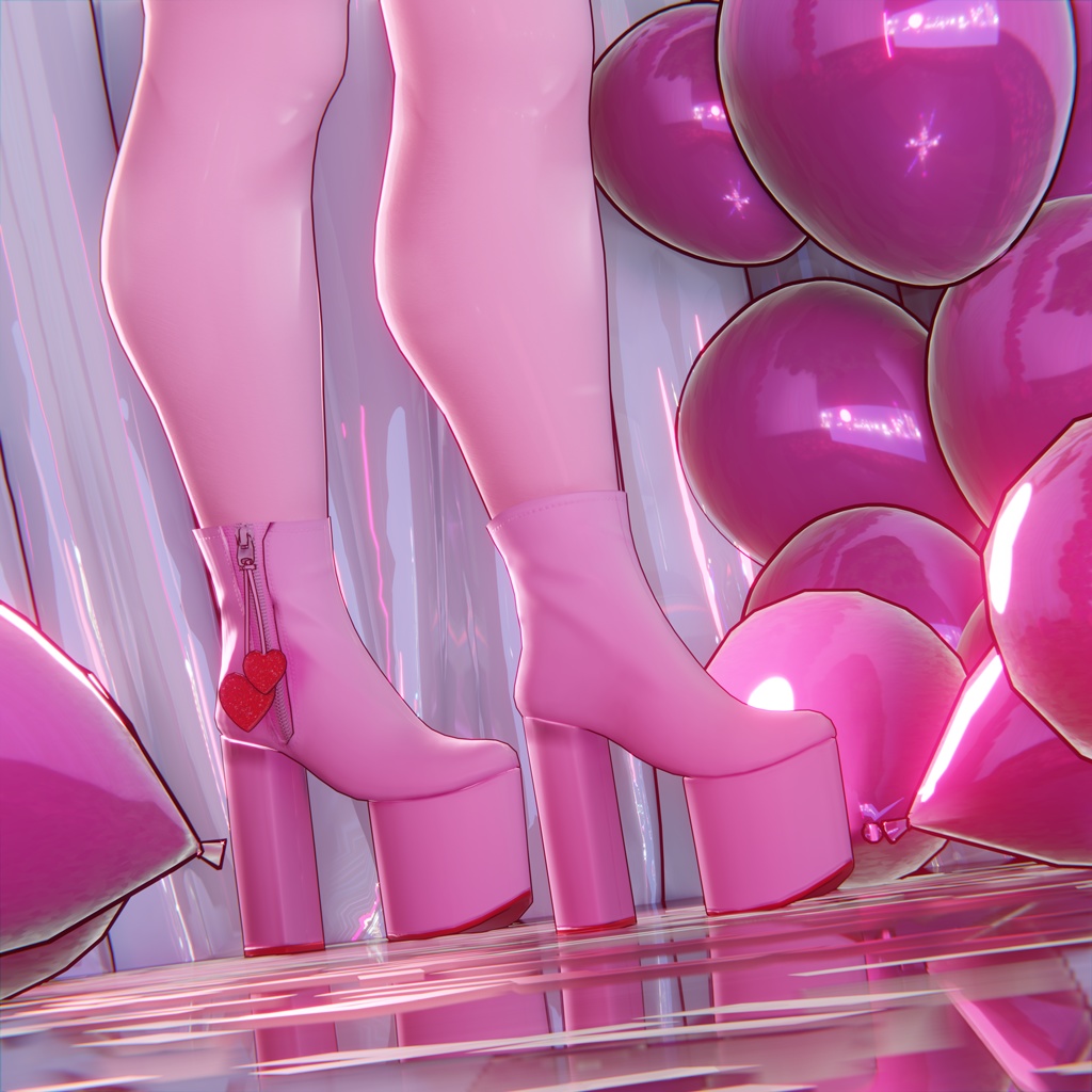 Pure Heart Boots - VRChat Asset