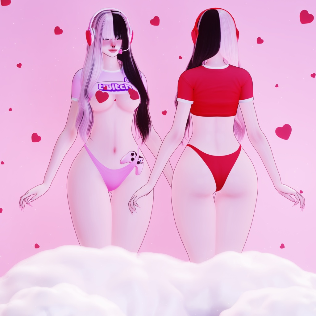 Game OVER! Set - VRChat Asset