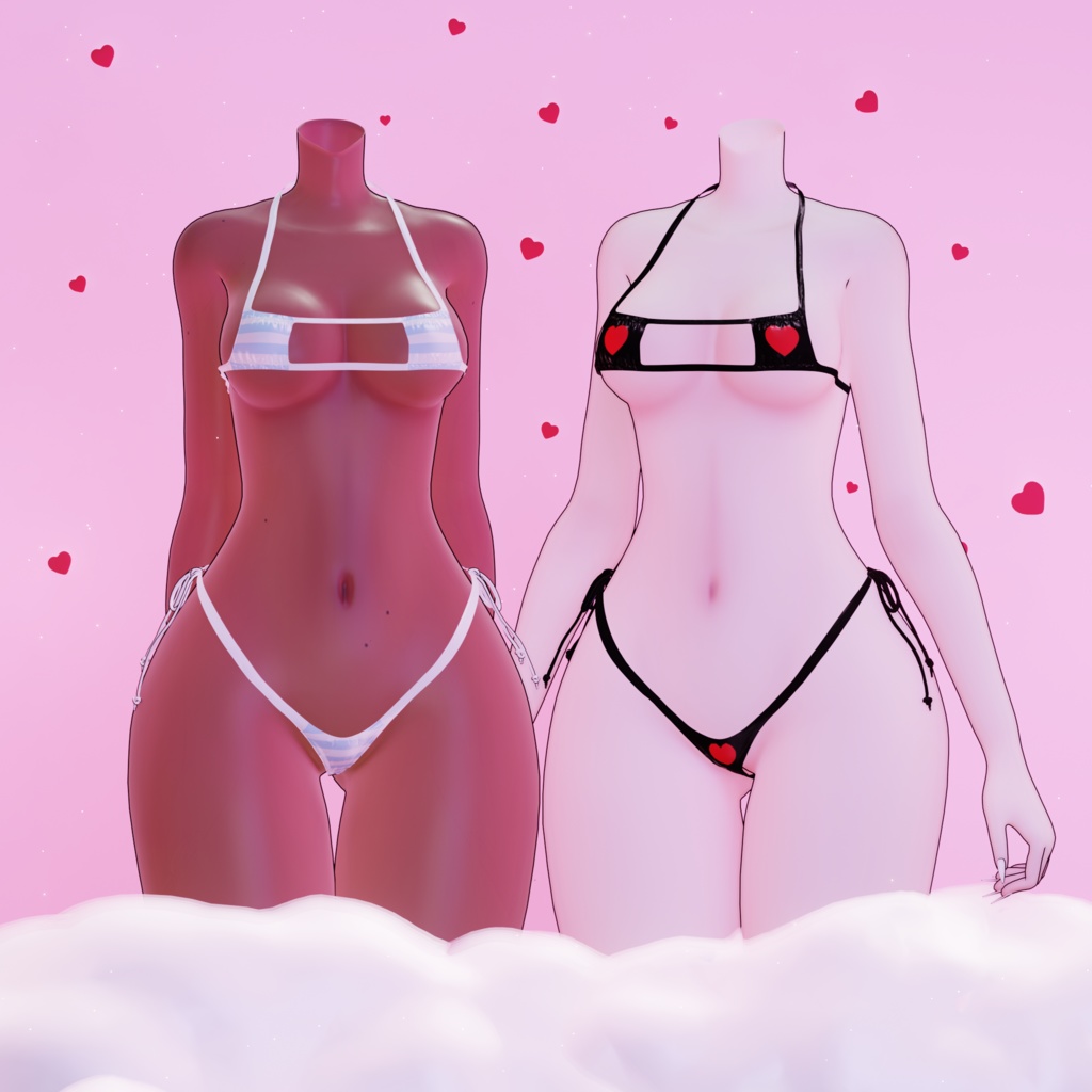 Aya Bikini -VRChat Asset