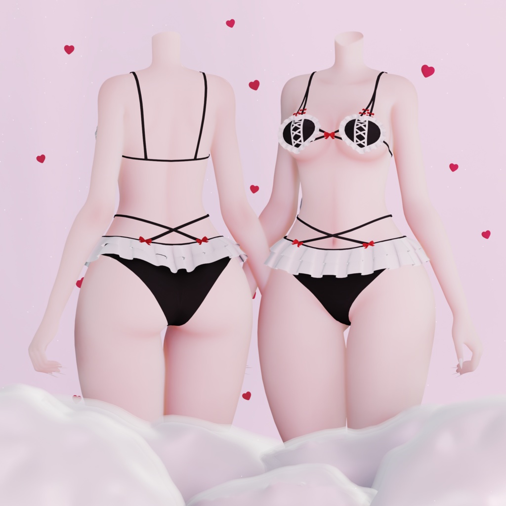 Bianca Lingerie - VRChat Asset - CUUPIDON - BOOTH