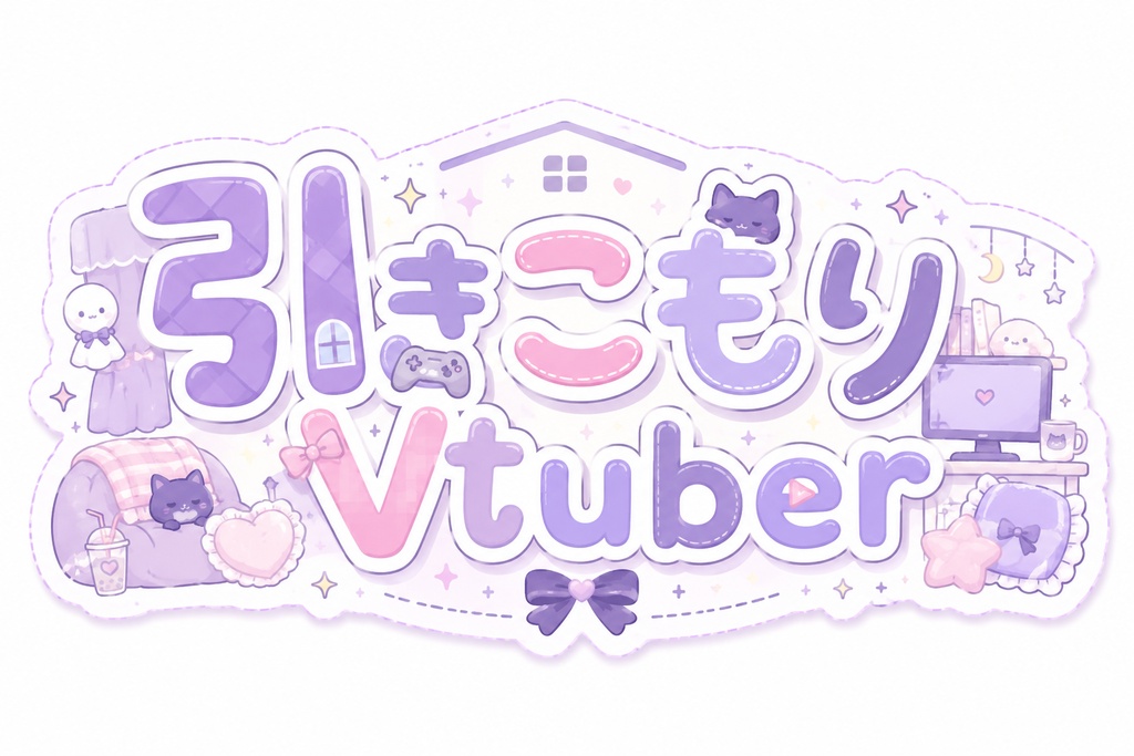 【ロゴ】引きこもりVtuber