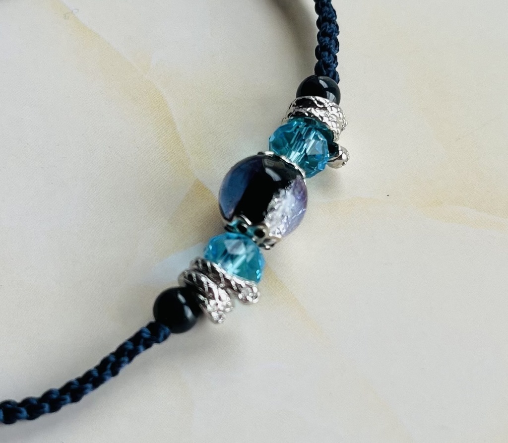 荼毘イメージブレスレット(蛇ロンデル)