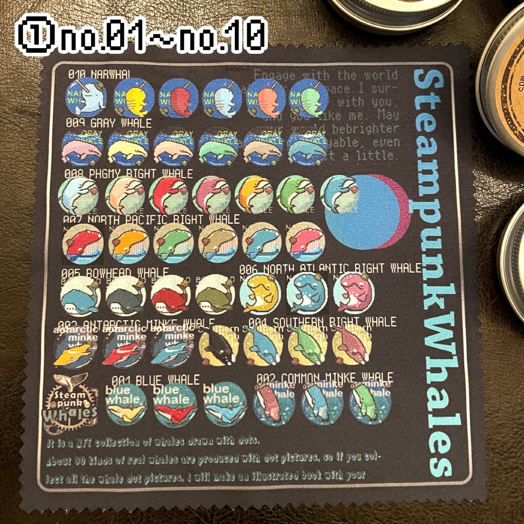 【SPW公式】缶入り!アートなメガネ拭き スマホクリーナー