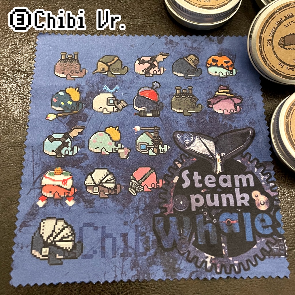 【SPW公式】缶入り!アートなメガネ拭き スマホクリーナー