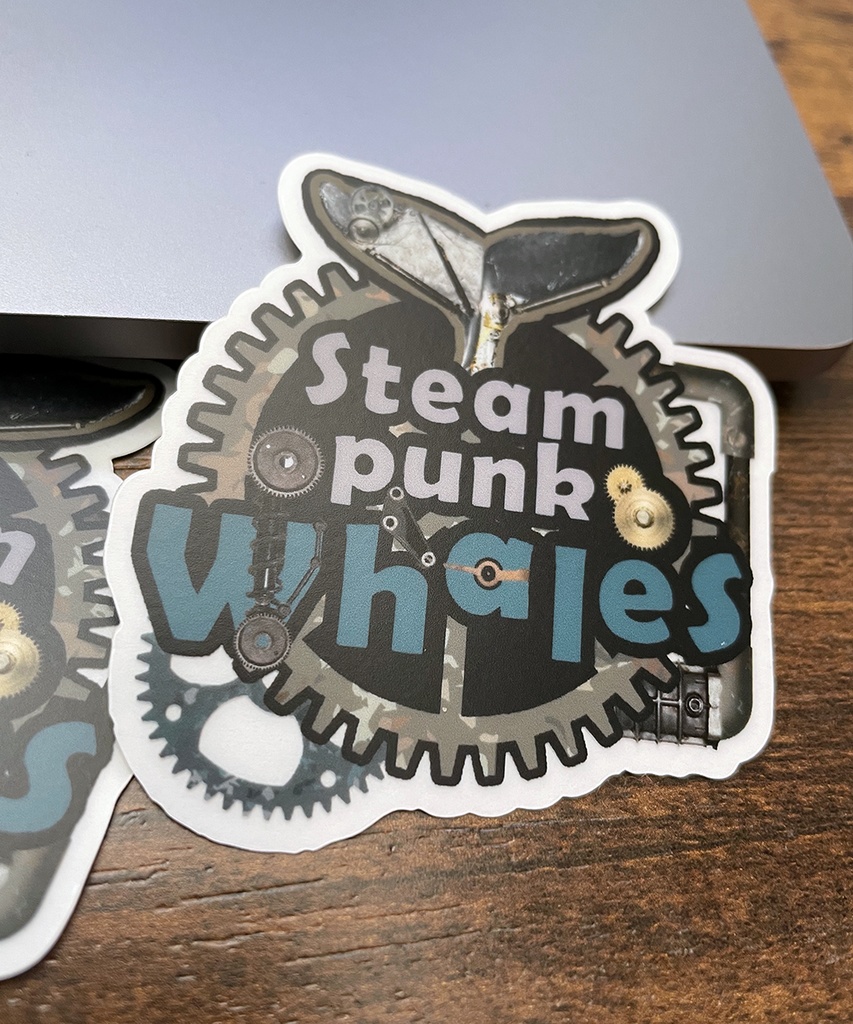 【SPW公式】SteampunkWhalesロゴステッカー