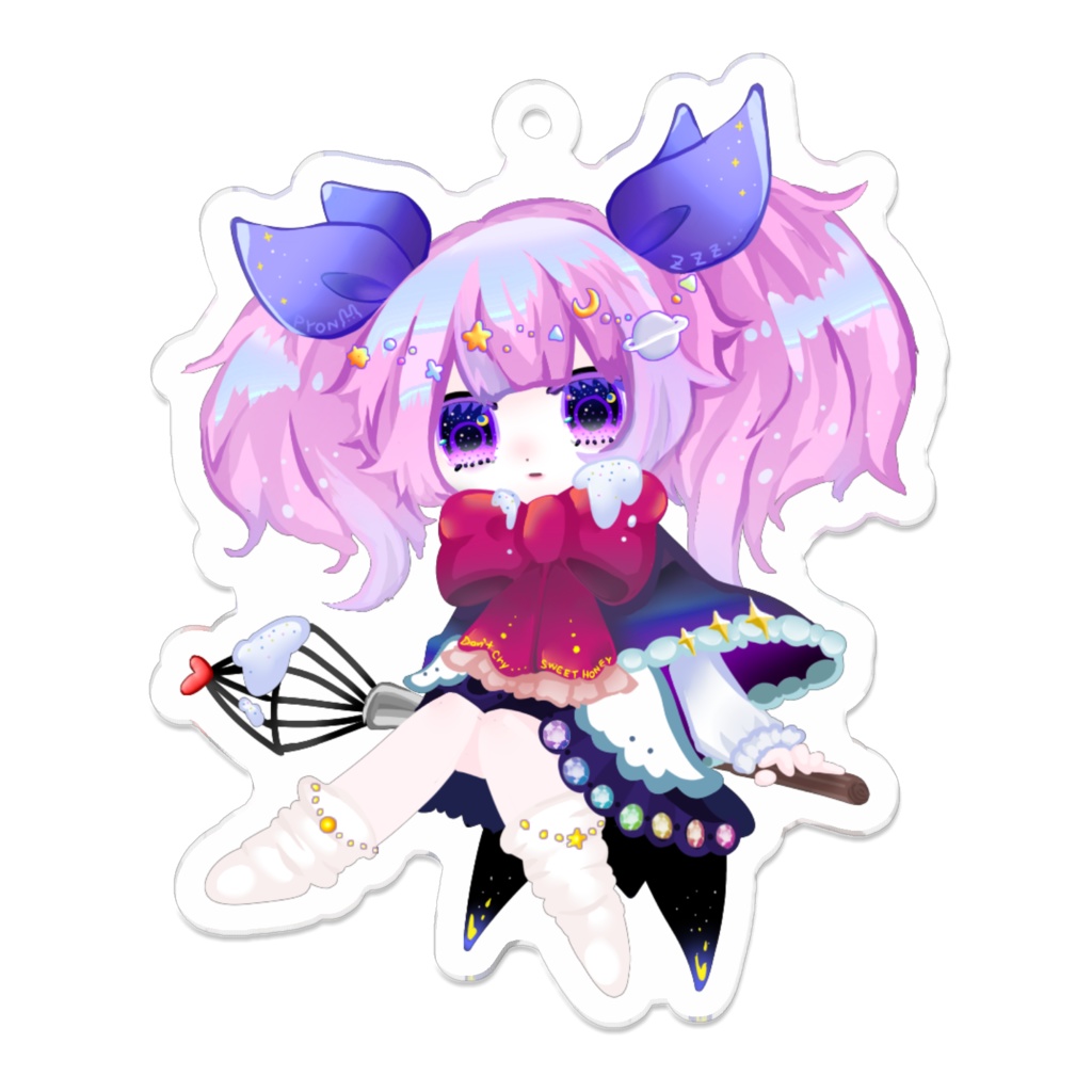 🎀70×70 アクキー(フチ透明)