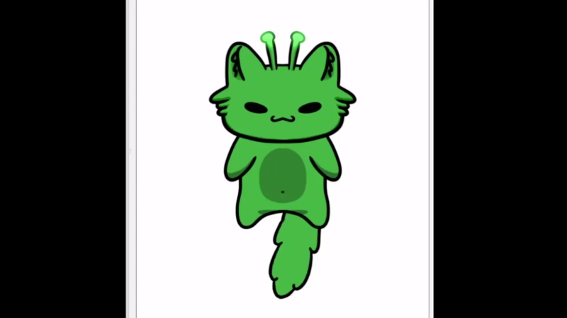 Alien cat Live2D