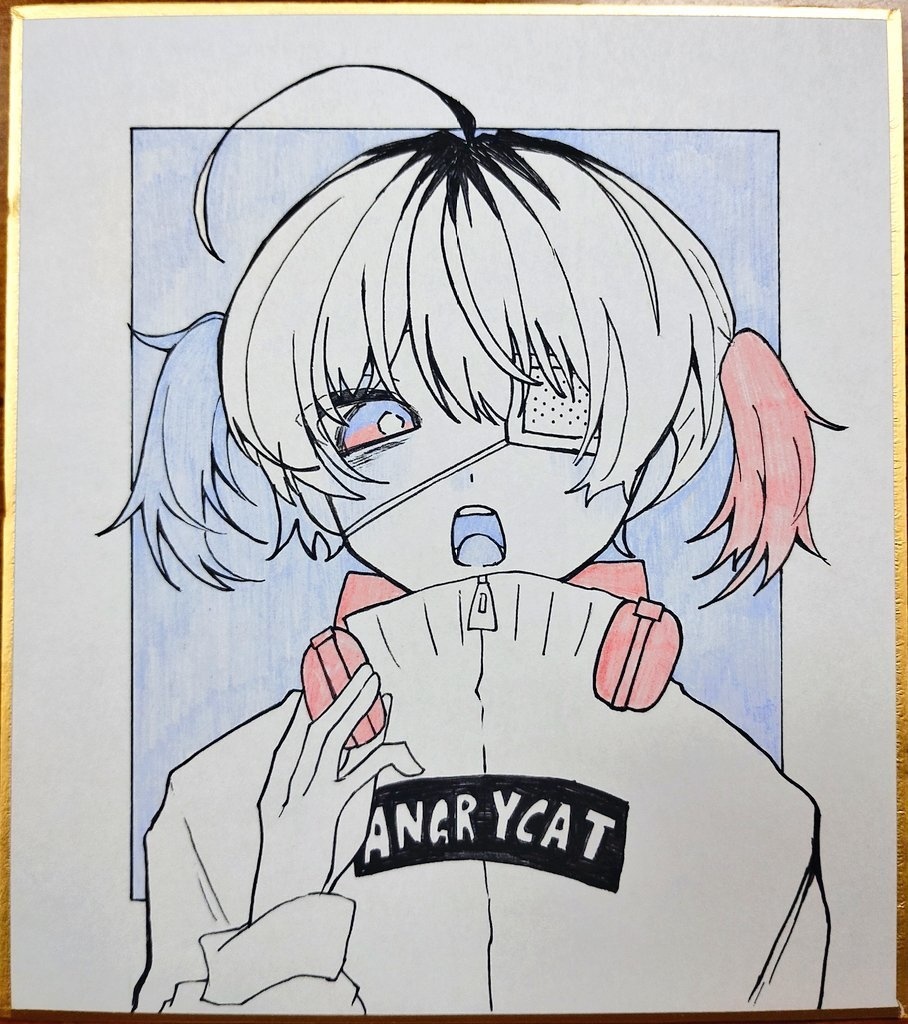 ミニ色紙瑠璃川ユウト