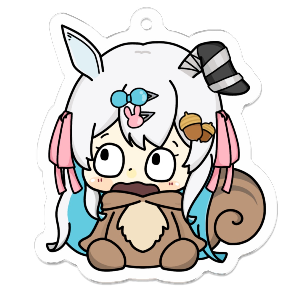 リスちゃんアクリルキーホルダー