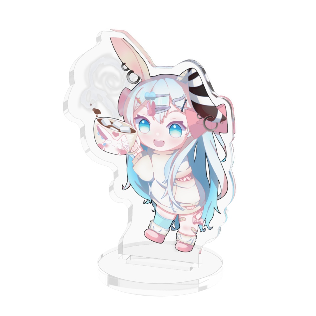 あったか兎愛アクリルスタンド50×50mm