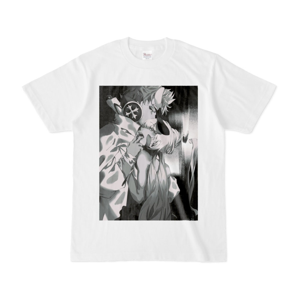 兎愛・天下モノクロTシャツ
