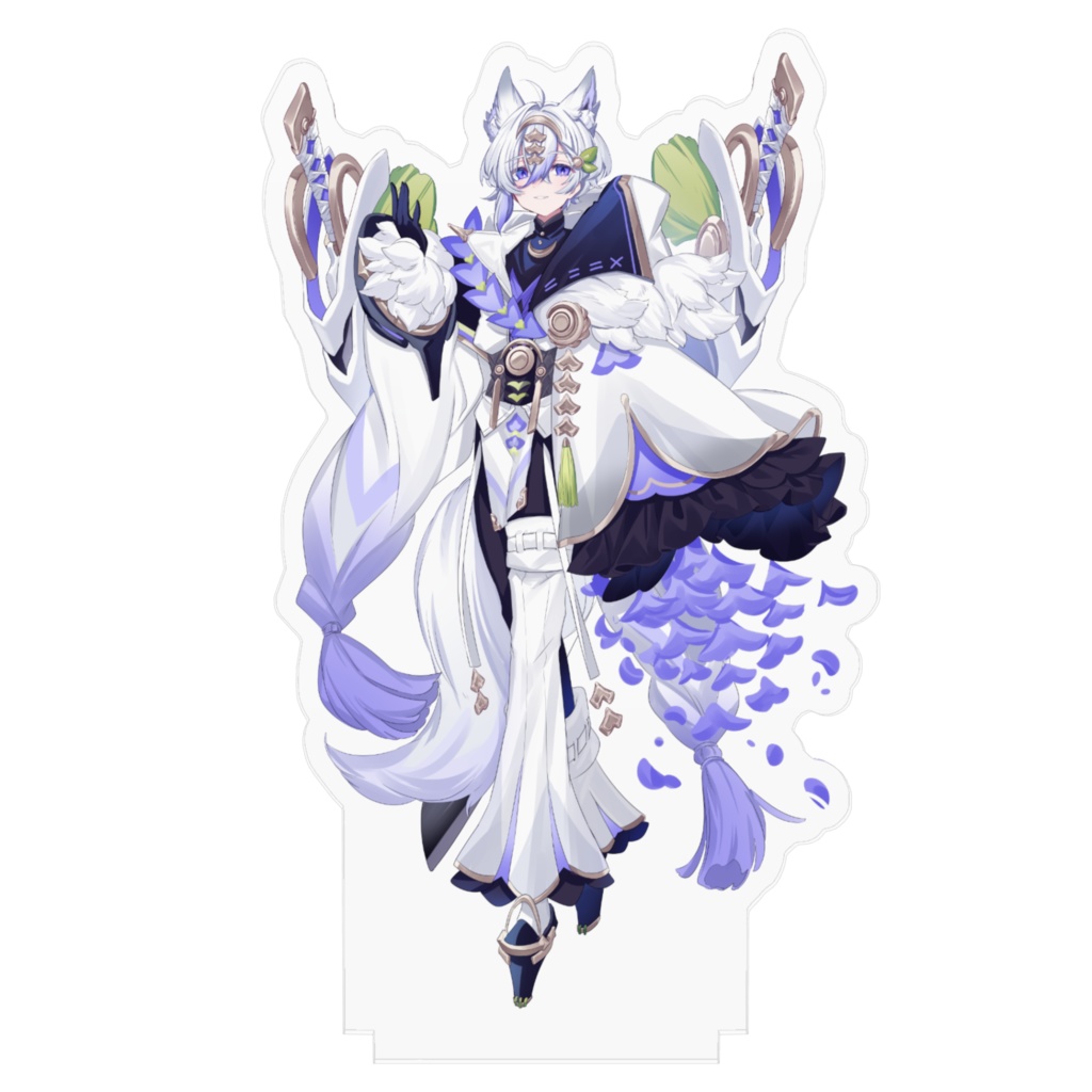 【誕生日記念グッズ】白狼かなで キービジュアルアクリルスタンド
