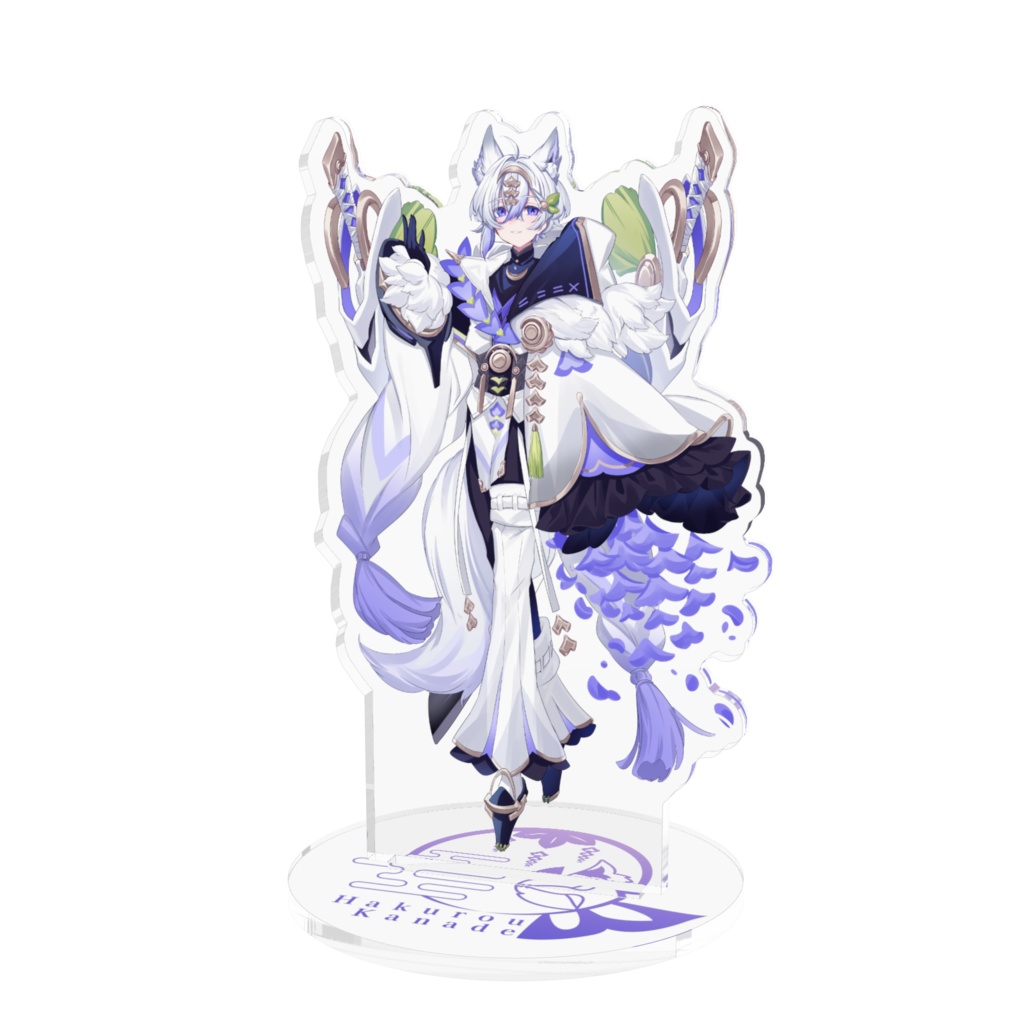【誕生日記念グッズ】白狼かなで キービジュアルアクリルスタンド