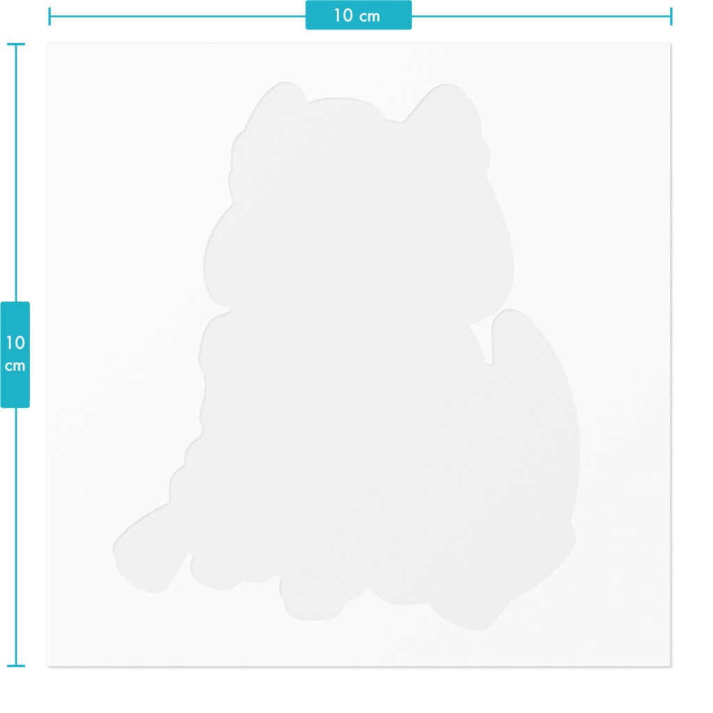【誕生日記念グッズ】白狼かなで ステッカー A