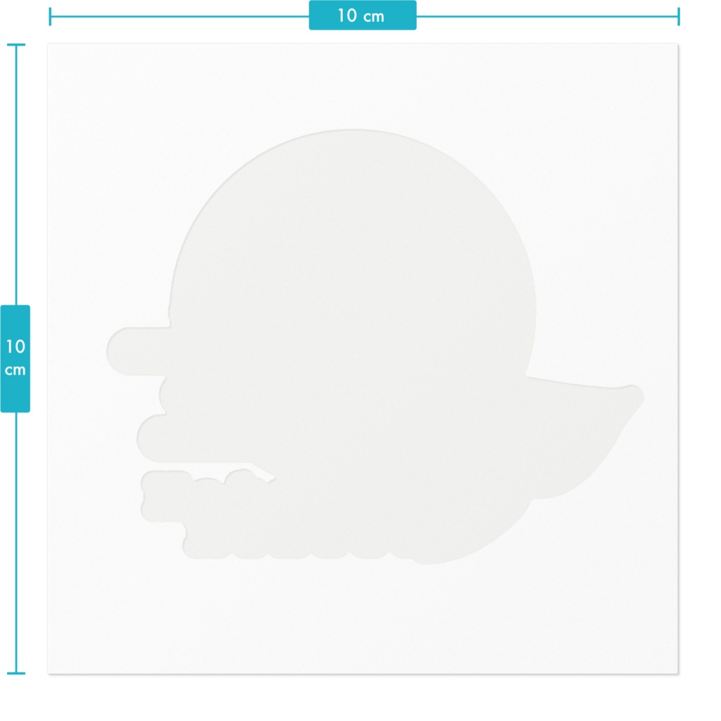 【誕生日記念グッズ】白狼かなで ステッカー C