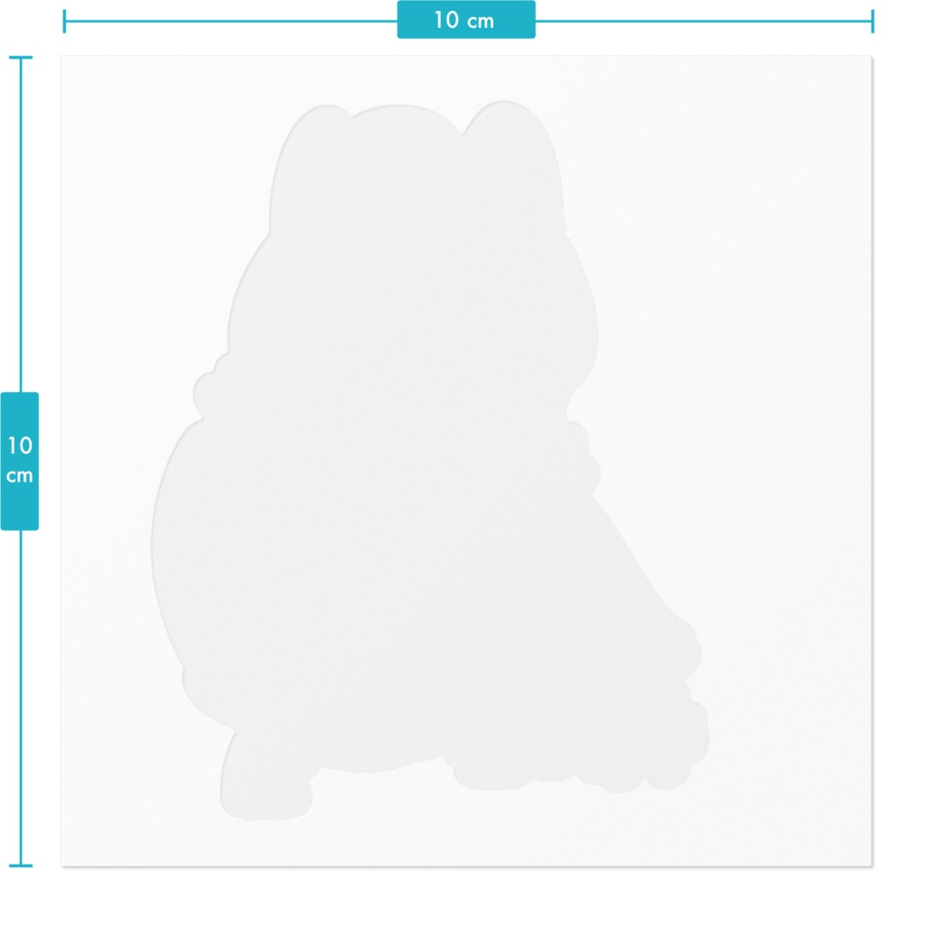 【誕生日記念グッズ】白狼かなで ステッカー B
