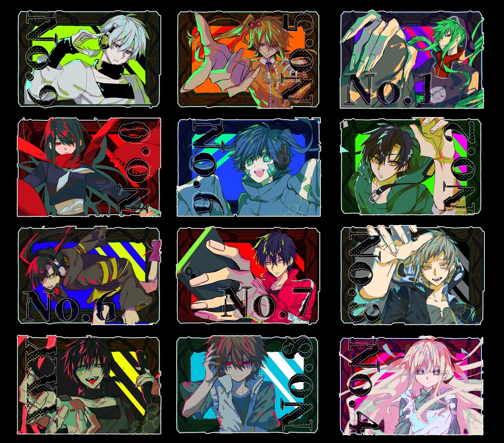 メカクシ団アクリルブロック