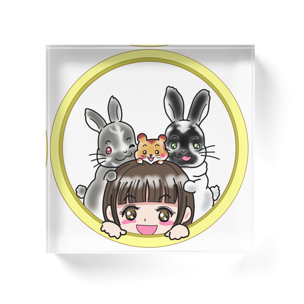 さがはるfamのアクリルブロック