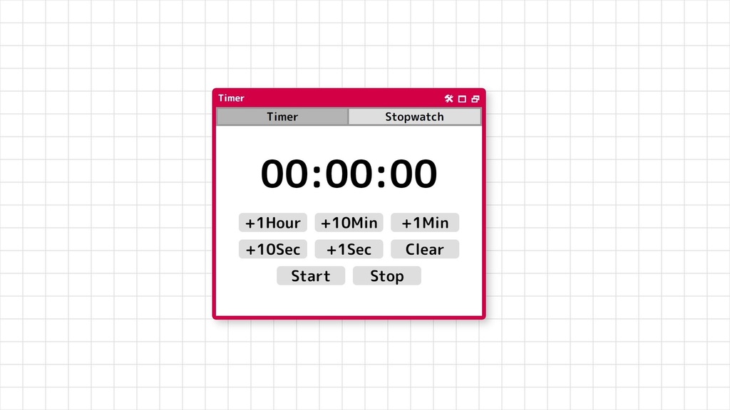 【Timer】ライブ配信などで使用できるタイマーツール