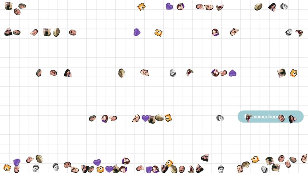 【Twitch Chat】スタンプが降ってくるオーバーレイ