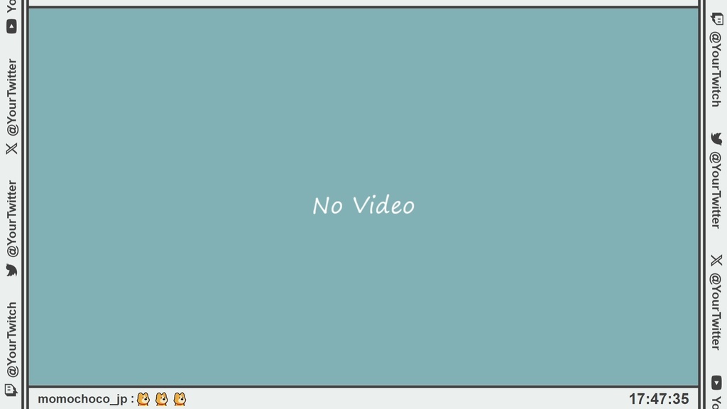 【配信画面】Ticker