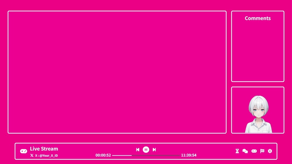 【配信画面】Music Screen