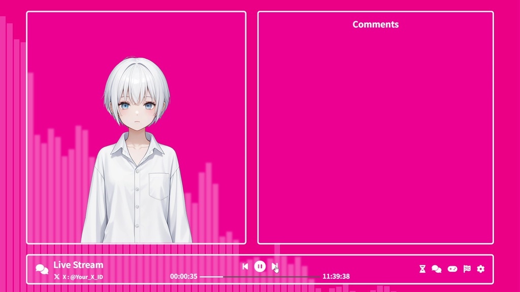 【配信画面】Music Screen