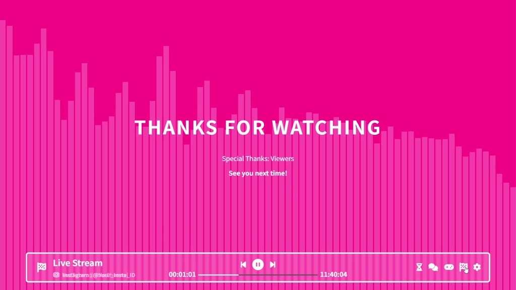 【配信画面】Music Screen