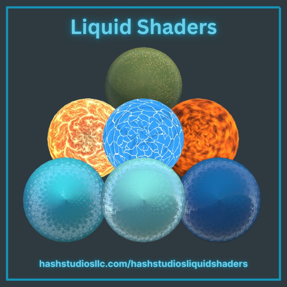 Hash Studios Liquid Shaders / ハッシュ スタジオズ リクイッド シェーダーズ [Unity] [Shader Pack]