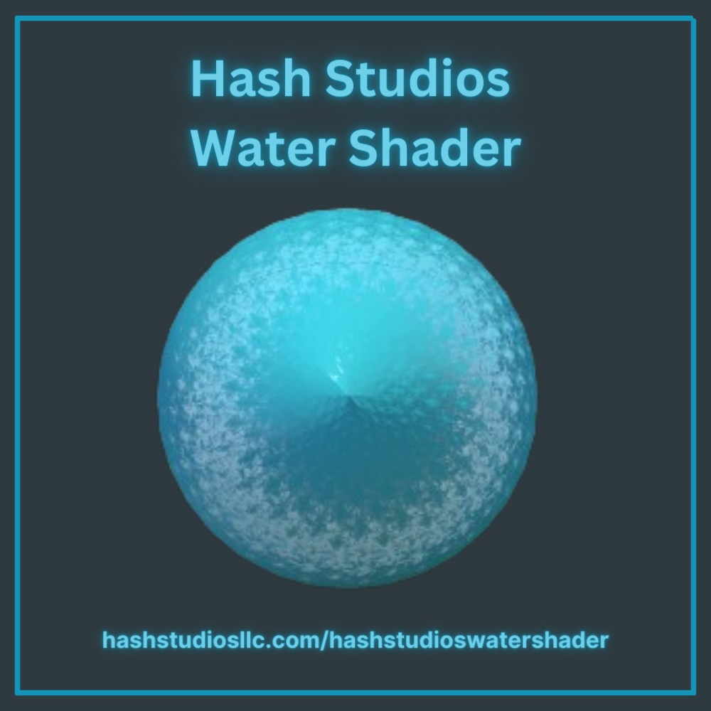 [FREE / 無料] [v1.1] Hash Studios Water Shader / ハッシュスタジオズウォーターシェーダー [Unity]