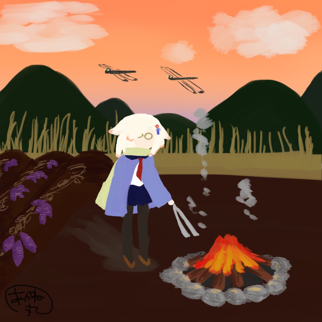 【10月11月12月】カレンダーイラスト