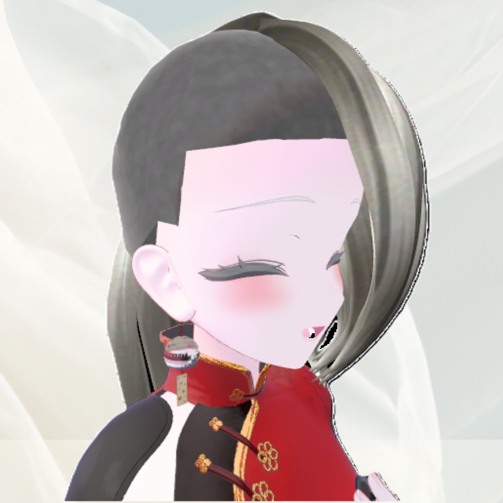 【ルルネ/rurune専用】斜月のアシメヘアー【VRChat】