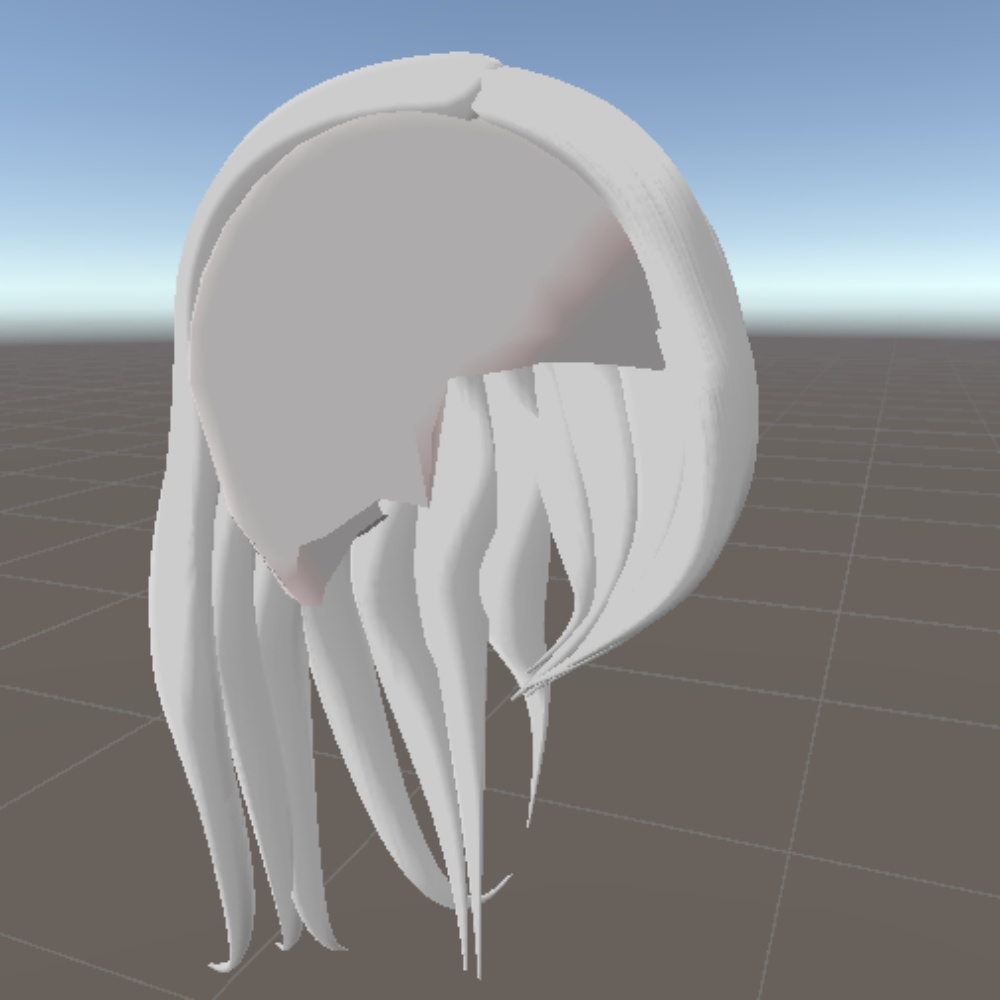 【ルルネ/rurune専用】斜月のアシメヘアー【VRChat】