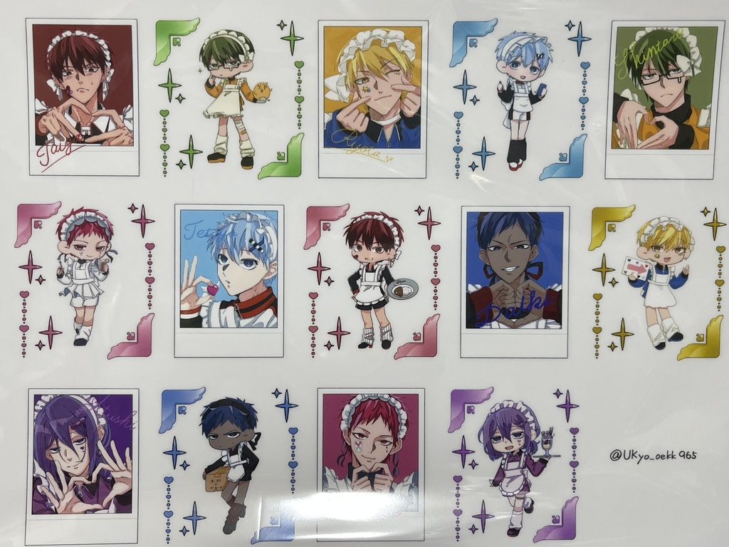 96🏀セルフカットシール
