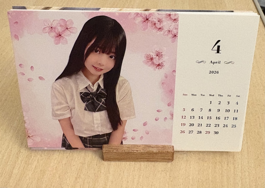 ゆづパイ目覚ましボイス入り🌟フォトフレーム型デジタル時計、カレンダーセット