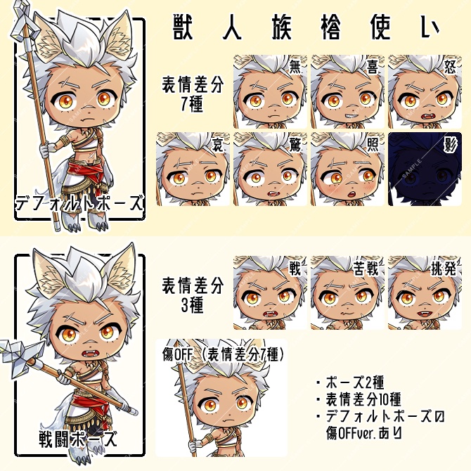 【立ち絵素材】勇者一行ちびキャラ