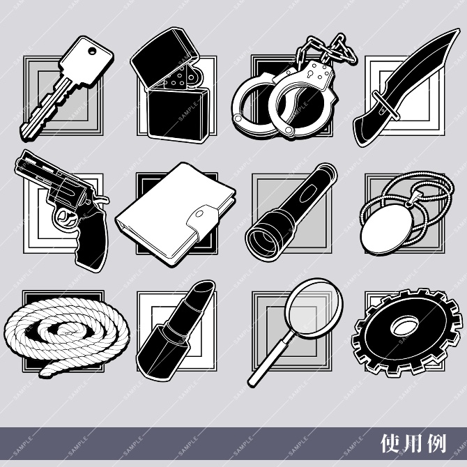 【画像素材】シンプルアイコン素材集