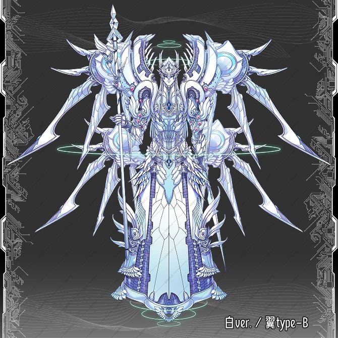 【立ち絵素材】SF風天使セット