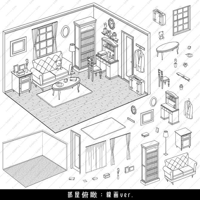 【画像素材】探索用背景画像素材集