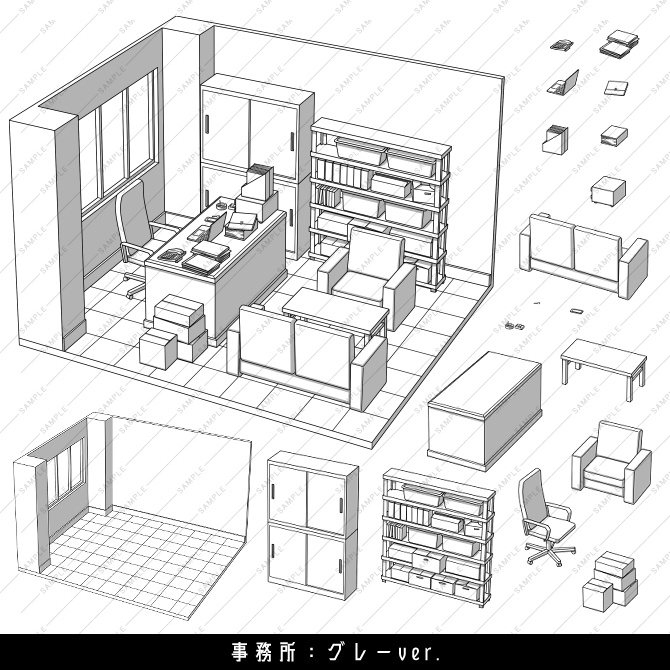 【画像素材】探索用背景画像素材集