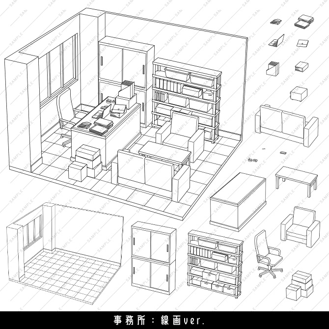 【画像素材】探索用背景画像素材集