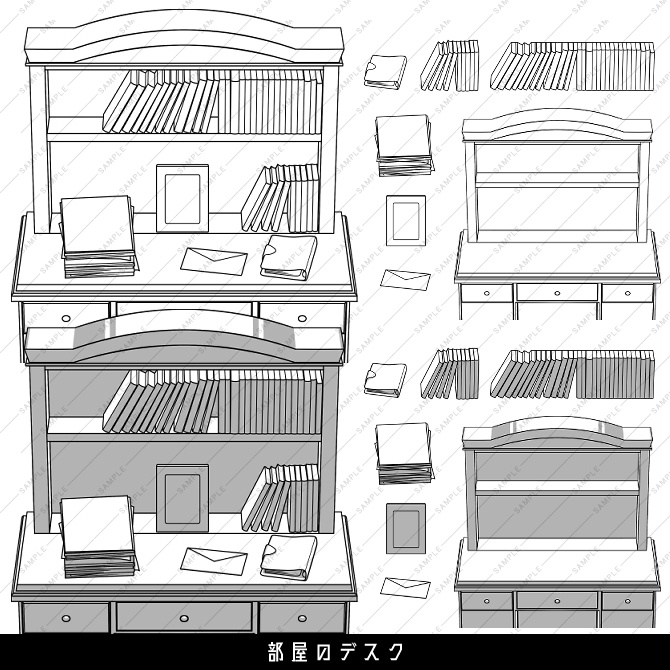 【画像素材】探索用背景画像素材集