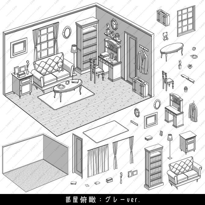 【画像素材】探索用背景画像素材集